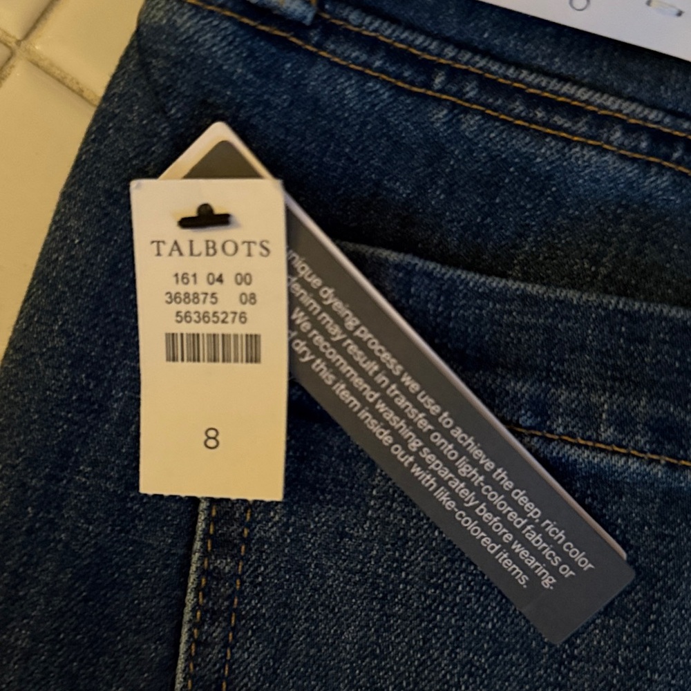 Talbots Demi Boot Crop in Maria Wash. NWT. Retail 109 - Picture 8 of 13